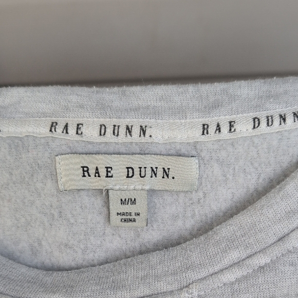 Rae Dunn Light Gray Sweatshirt - Picture 2 of 6